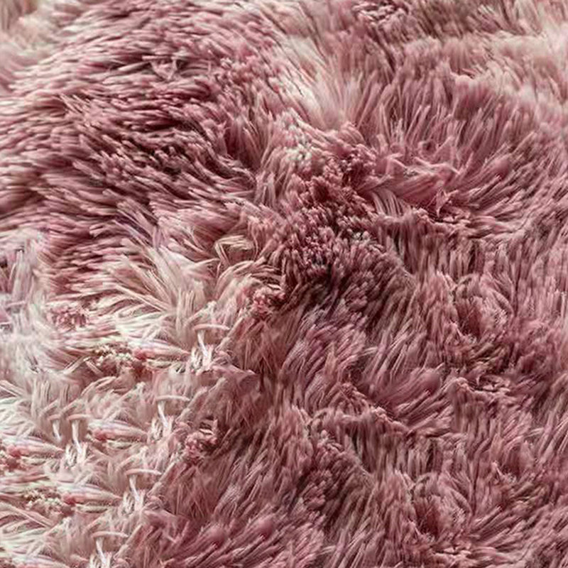 Mehrfarbiger, einfarbiger Teppich aus Polyester, minimalistischer Innenteppich mit rutschfester Rückseite für die Heimdekoration