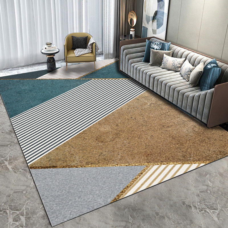Comfort Graphic Printed Area Rug Modern Aesthetic Adult Carpet Polyester Stain Resistant Carpet for Home Decor