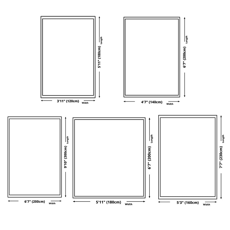 Creative Multi-Color Trendy Rug Contemporary Graphic Design Carpet Polyester Friendly Washable Rug for Living Room