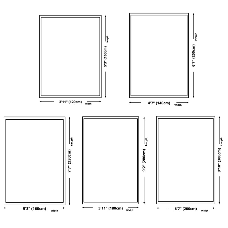 Fresh Simplicity Rectangle Area Rug Modern Triangle Printed Indoor Rug Polyester Stain Resistant Carpet for Home Decoration