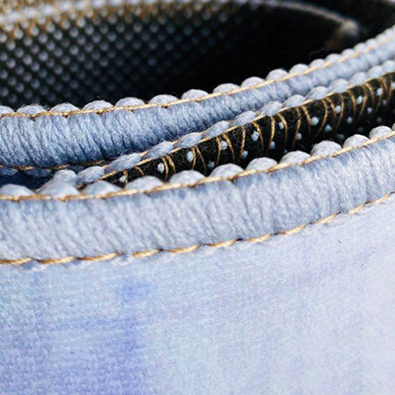 Funky Geometry Pattern Area Rug Modern Distinctive Rectangle Carpet Polyester Stain Resistant Carpet for Home Decor