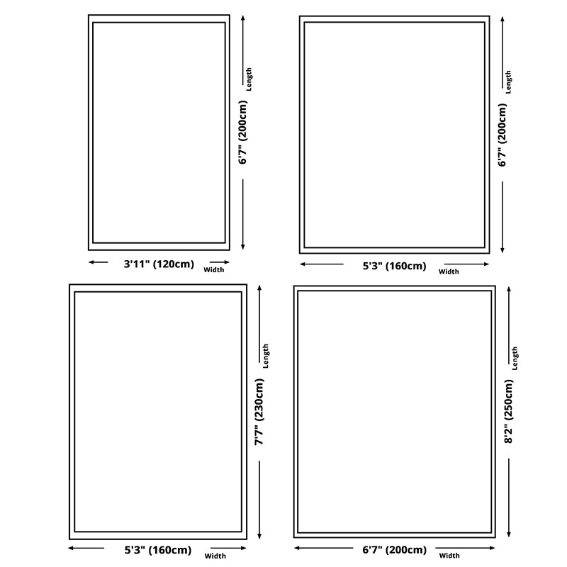 Simplicity Triangle Pattern Area Rug Colorful Contemporary Polyester Carpet Friendly Washable Area Carpet for Living Room