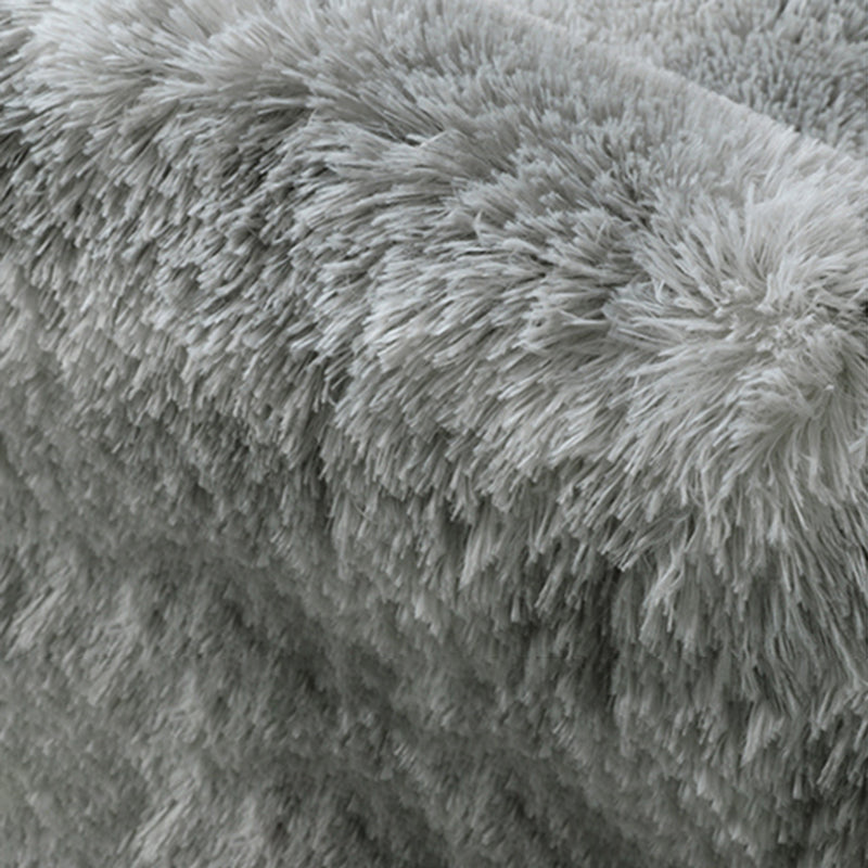 Multicolor Simple Area Carpet Polyester Solid Indoor Rug Anti-Slip Backing Carpet for Living Room