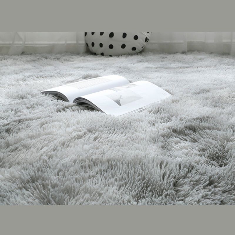 Multicolor Simple Area Carpet Polyester Solid Indoor Rug Anti-Slip Backing Carpet for Living Room