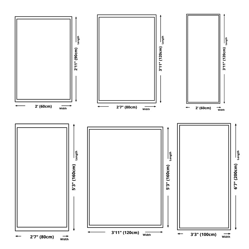 Aesthetic Simplicity Contemporary Rug Trendy Geometric Pattern Rug Polyester Friendly Washable Carpet for Living Room