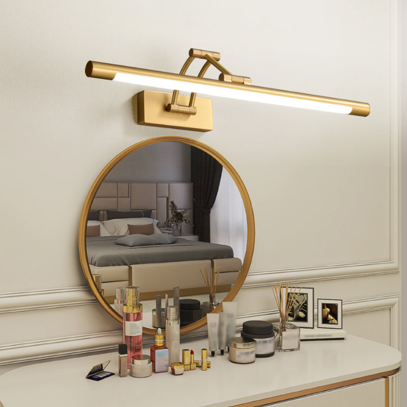 Modern Adjustable Vanity Sconce Lights Acrylic 1-Light Wall Lighting Fixture for Bathroom