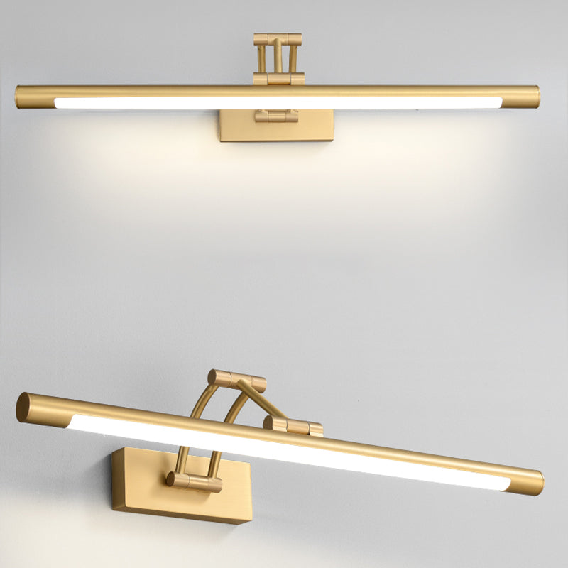 Modern Adjustable Vanity Sconce Lights Acrylic 1-Light Wall Lighting Fixture for Bathroom