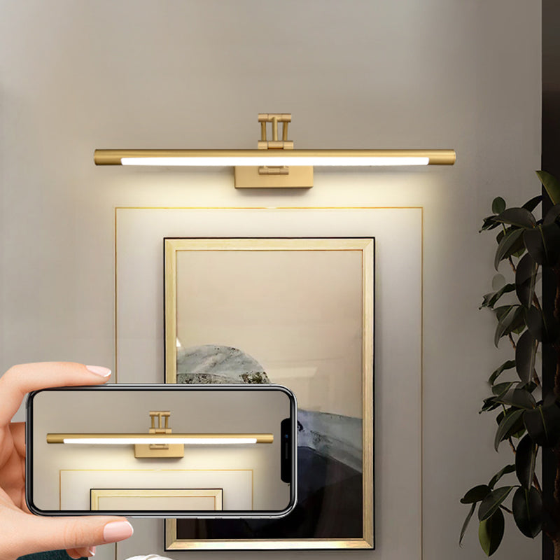 Modern Adjustable Vanity Sconce Lights Acrylic 1-Light Wall Lighting Fixture for Bathroom