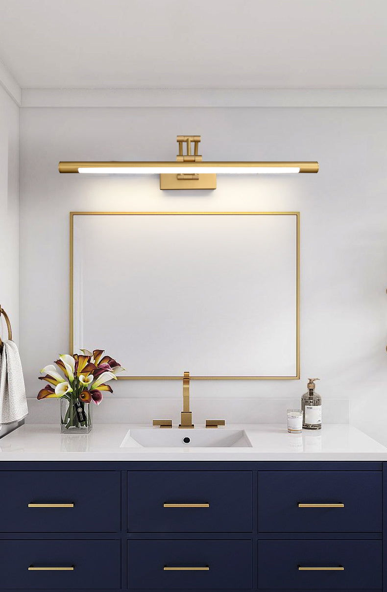Modern Adjustable Vanity Sconce Lights Acrylic 1-Light Wall Lighting Fixture for Bathroom
