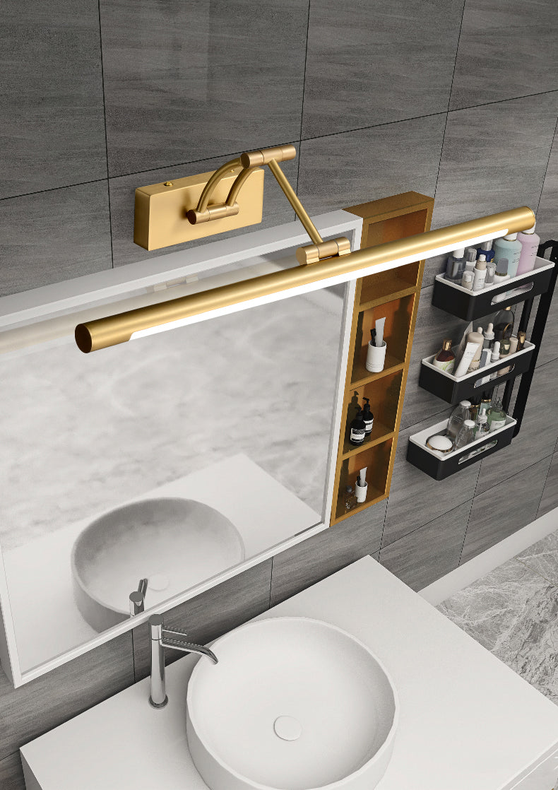 Modern Adjustable Vanity Sconce Lights Acrylic 1-Light Wall Lighting Fixture for Bathroom