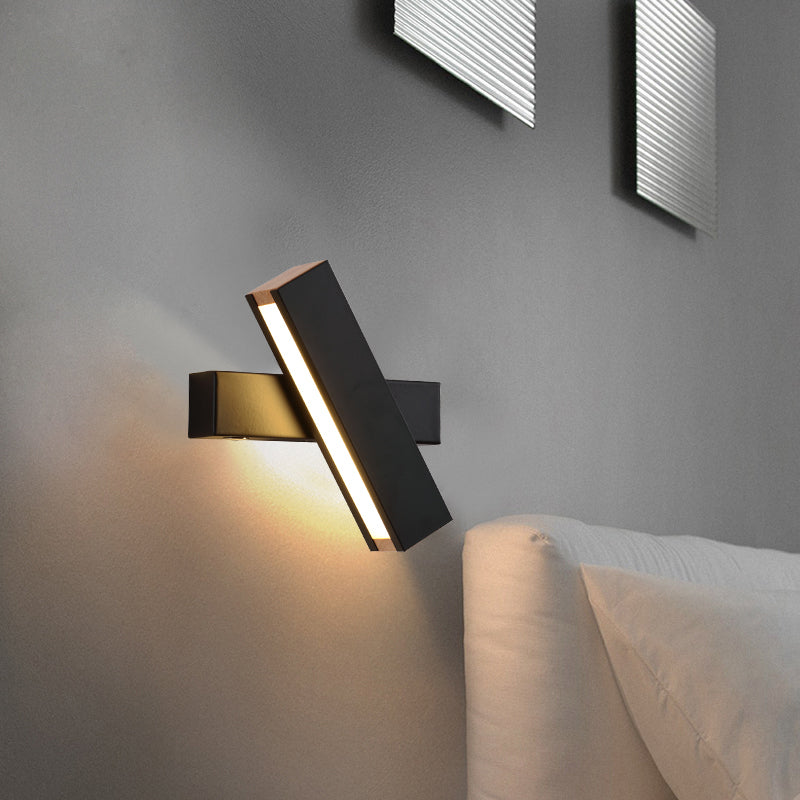 New Modern Wood Wall Lighting Fixture Adjustable Linear Wall Mount Lamp for Living Room