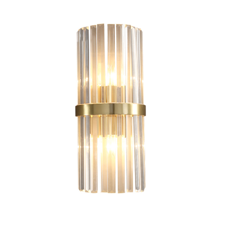 Lámparas de pared de luz de luz de 2 luces de media sombra contemporánea para sala de estar para sala de estar