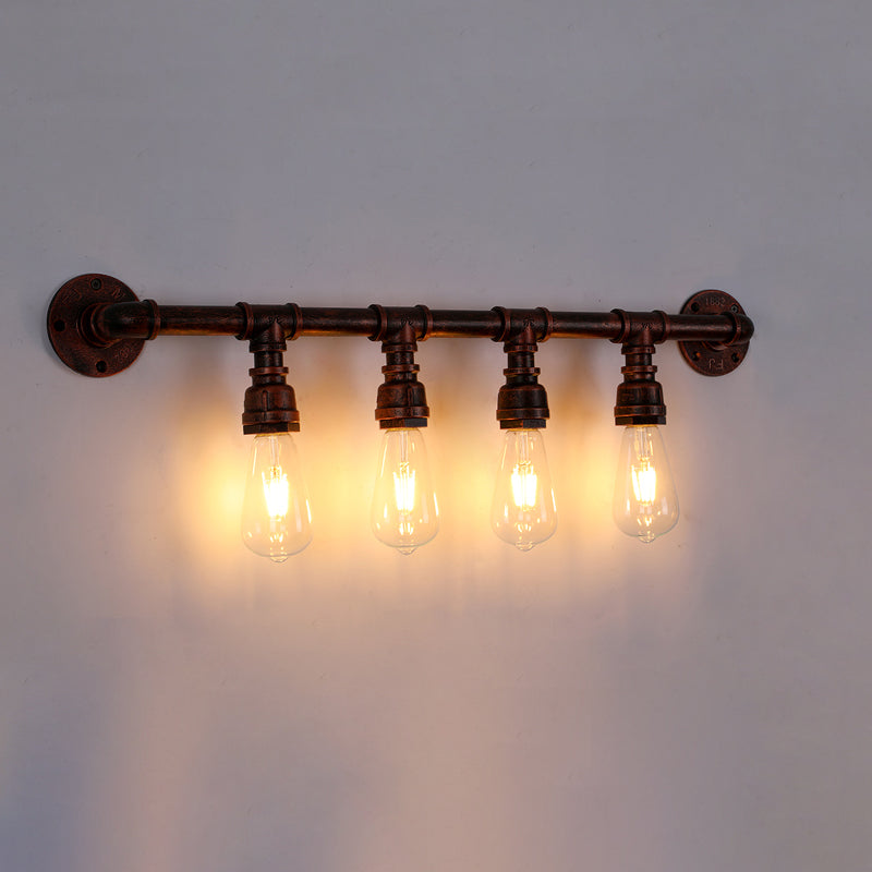 Industrielle Leitungsschatten-Wandmontage licht schmiedeeiseisernder Wandleuchte für Bar