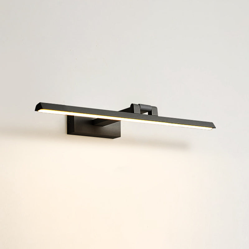 Moderne minimalistische stijl lineaire wandbevestiging verlichtingsarmatuur aluminium wand gemonteerde ijdelheid lichten voor badkamer