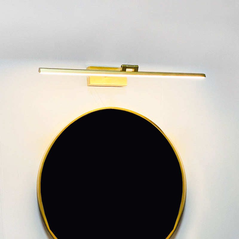 Moderne minimalistische stijl lineaire wandbevestiging verlichtingsarmatuur aluminium wand gemonteerde ijdelheid lichten voor badkamer