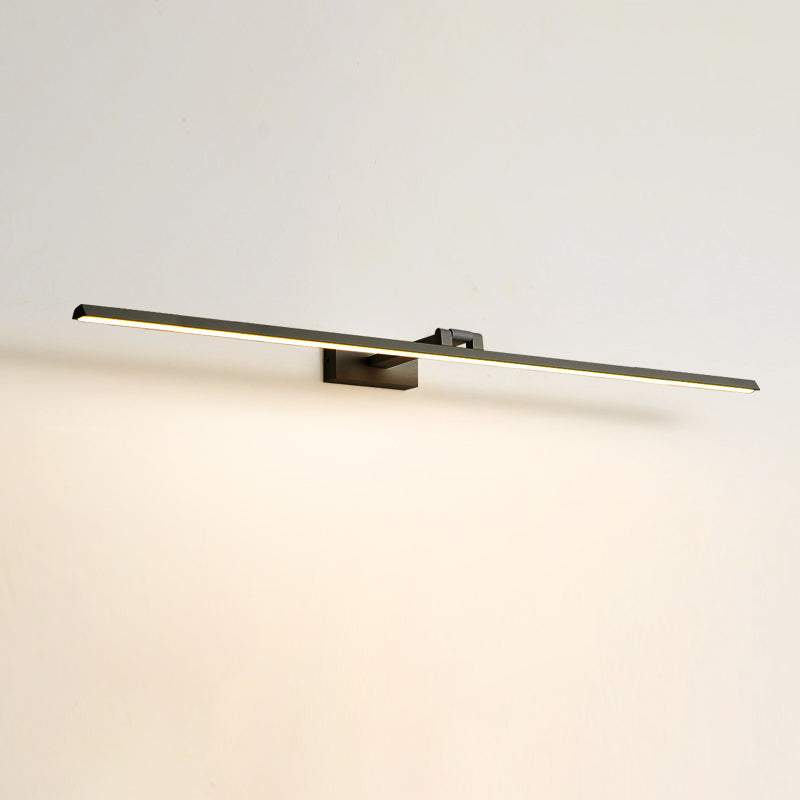 Moderne minimalistische stijl lineaire wandbevestiging verlichtingsarmatuur aluminium wand gemonteerde ijdelheid lichten voor badkamer