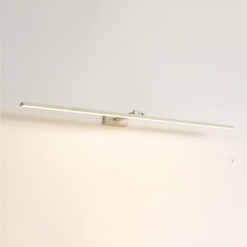 Moderne minimalistische stijl lineaire wandbevestiging verlichtingsarmatuur aluminium wand gemonteerde ijdelheid lichten voor badkamer