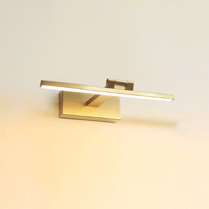 Moderne minimalistische stijl lineaire wandbevestiging verlichtingsarmatuur aluminium wand gemonteerde ijdelheid lichten voor badkamer