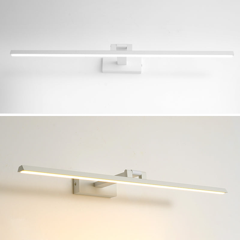 Moderne minimalistische stijl lineaire wandbevestiging verlichtingsarmatuur aluminium wand gemonteerde ijdelheid lichten voor badkamer