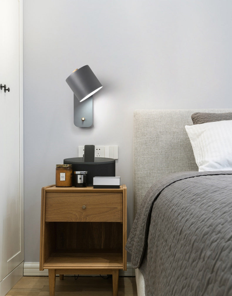 Roteerbaar bedlee leeslamp moderne eenvoud stijl wandmontage lamp