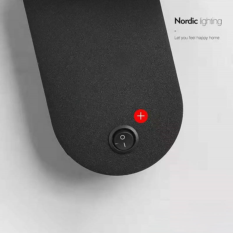 Luce moderna di applique a parete accanto alla luce della camera da letto per la camera da letto