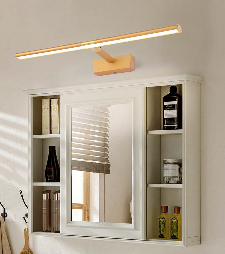 Metal Long Strip Mirror Light Modern Simplicity Style LED Wall Sconce for Bathroom