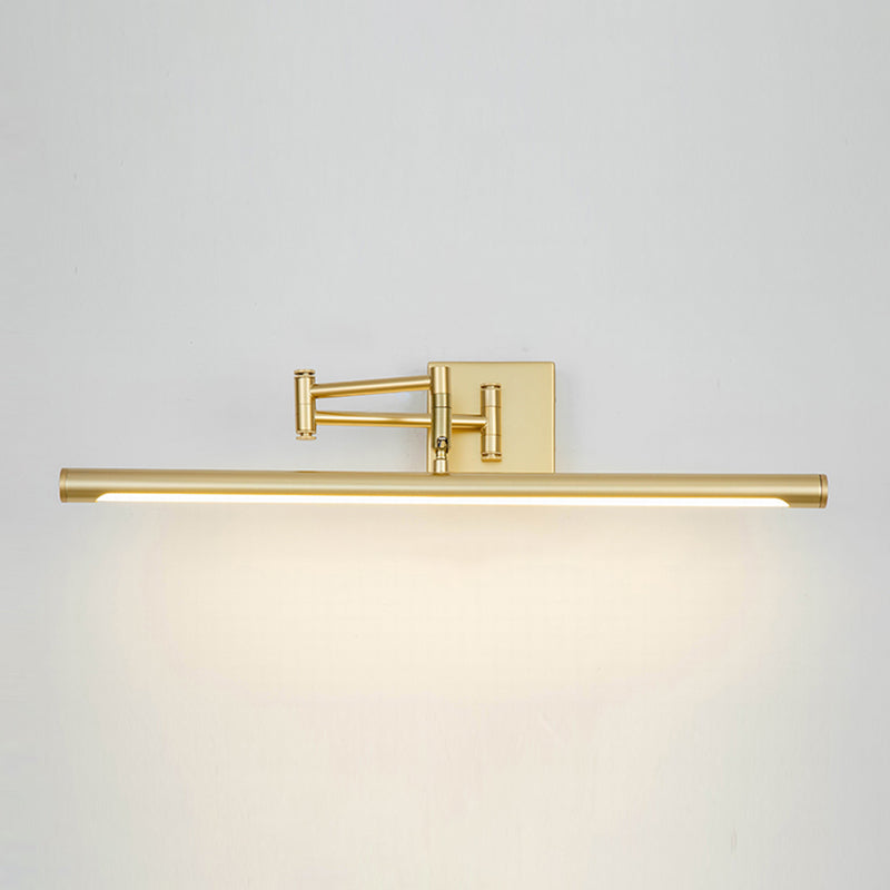 LED acrylique Application murale extensible dans la simplicité moderne Lumière murale linéaire en fer forgé pour salle de bain