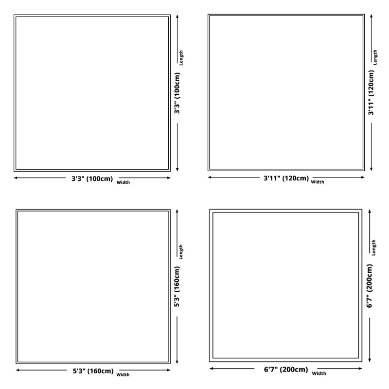 Runde elegante feste Farbe modern