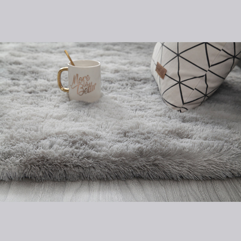 Kleur gemengd huisdecoratie tapijt eigentijds vloerkleed met tie-dye effect polyester met antislip achterkant