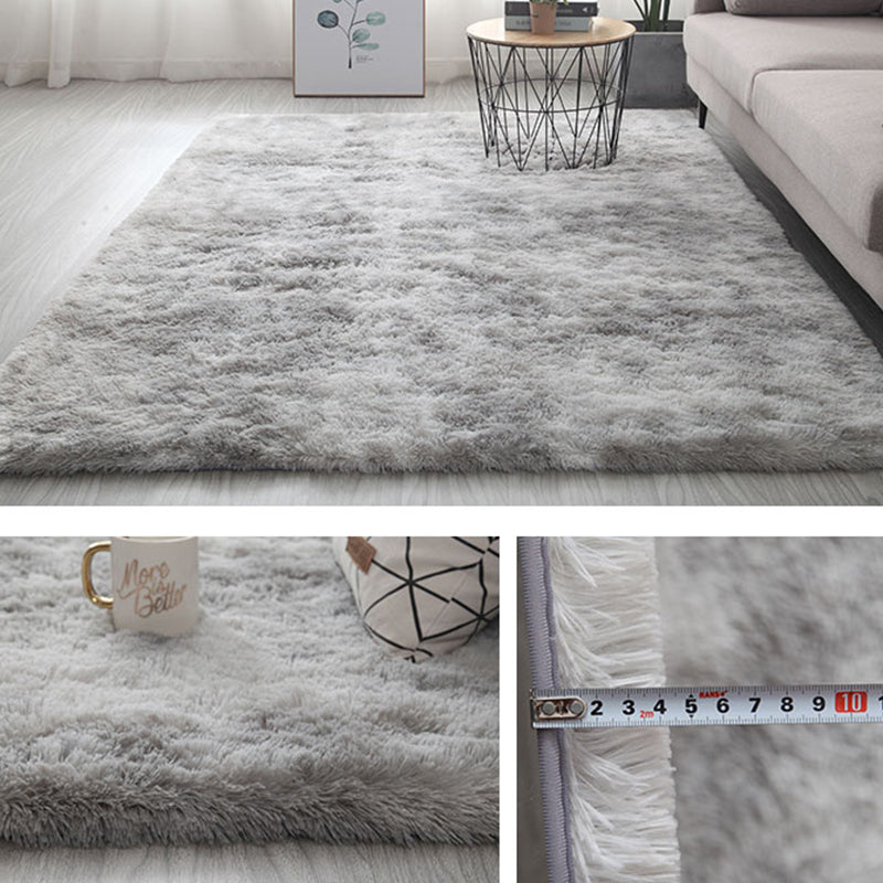 Kleur gemengd huisdecoratie tapijt eigentijds vloerkleed met tie-dye effect polyester met antislip achterkant