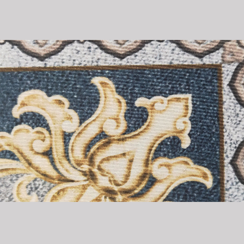 Simplicity Modern Rectangle Indoor Rug Trendy Triangle Pattern Carpet Polyester Non-Slip Backing Carpet for Home Decoration