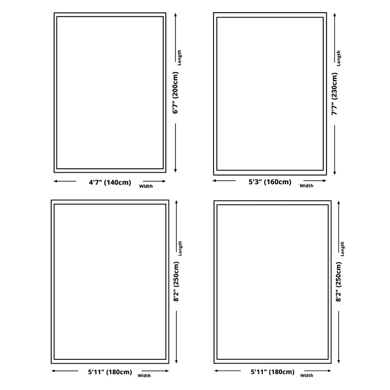 Lichte kleur casual binnen tapijten polyester streep tapijt niet-slip achterste binnenkleed tapijt voor woonkamer