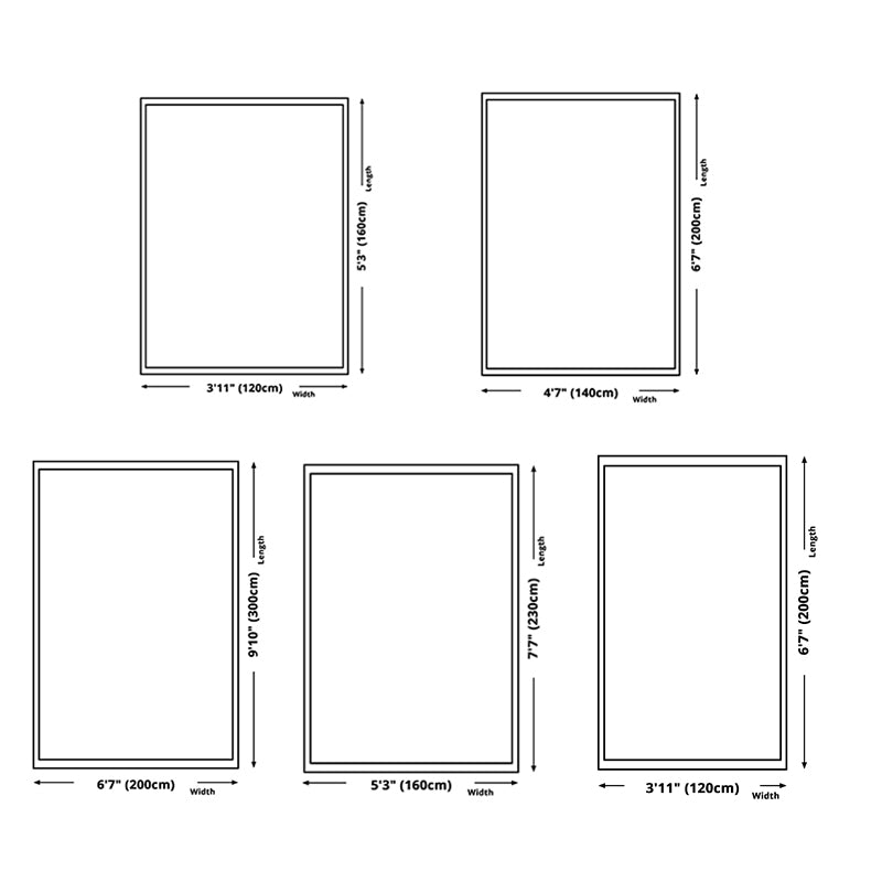 Light Color Simplicity Area Rug Polyester Solid Rug Non-Slip Backing Indoor Rug for Living Room