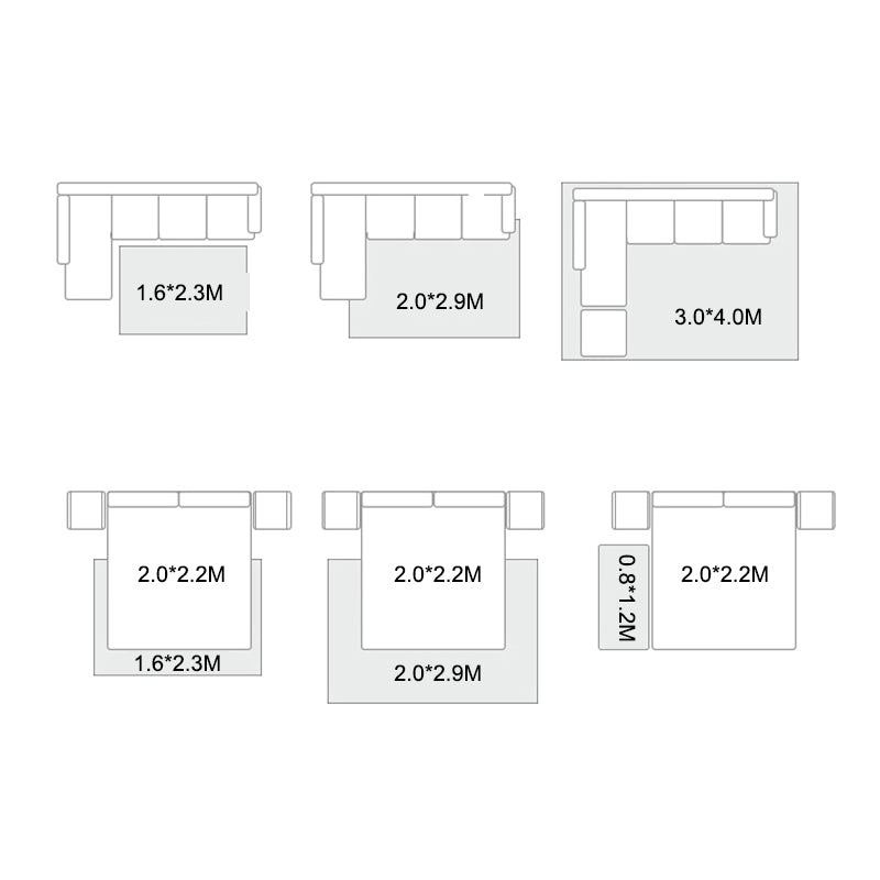 Comfort Geometric Printed Rug Apricot Tone Polyester Area Carpet Non-Slip Backing Rug for Home Decoration