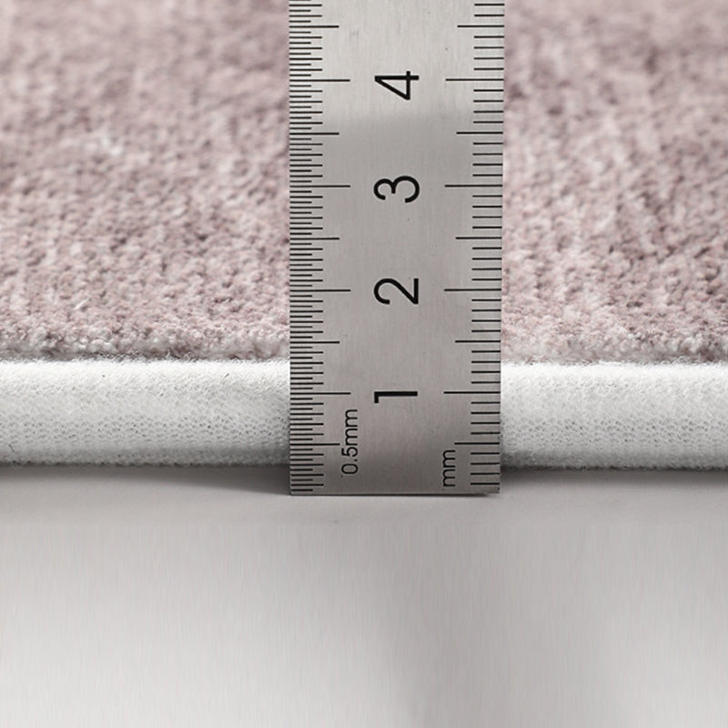 Grey Tone Geometric Lines Rug Polyester Relaxing Anti-Slip Backing Indoor Rug for Living Room