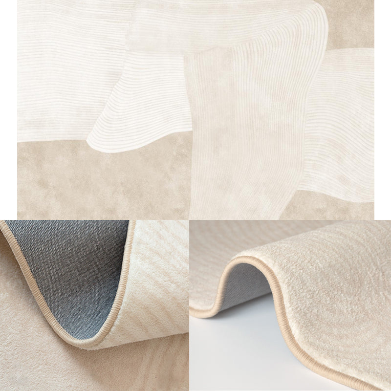 Abrikozen Toon eenvoudig Area Tapijten Polyester Kleurblok Afdruk Tapijt Tapijt niet-slip achteruitgang binnen Tapijt voor woonkamer