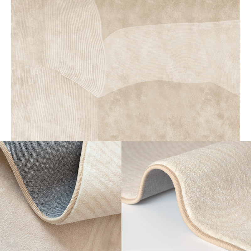 Abrikozen Toon eenvoudig Area Tapijten Polyester Kleurblok Afdruk Tapijt Tapijt niet-slip achteruitgang binnen Tapijt voor woonkamer