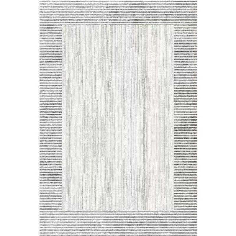 White Tone Modern Indoor Rug Polyester Abstractic Lines Print Carpet Easy Care Rug for Home Decoration
