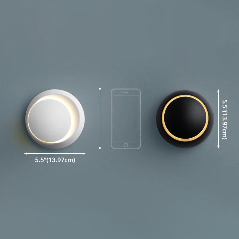 Disk Acrylic Wall Lighting Fixtures Modern Wall Mounted Light Fixture for Bedroom