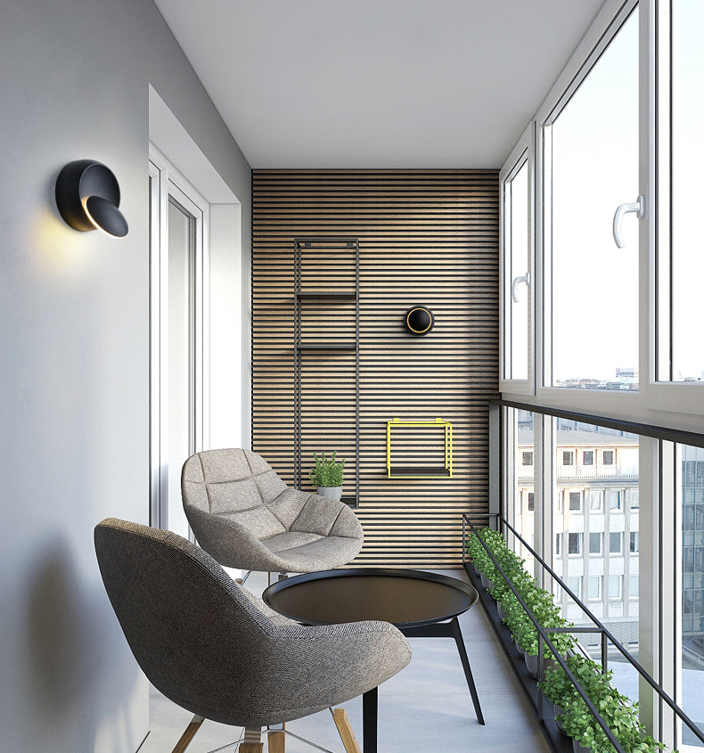 Disk Acrylic Wall Lighting Fixtures Modern Wall Mounted Light Fixture for Bedroom