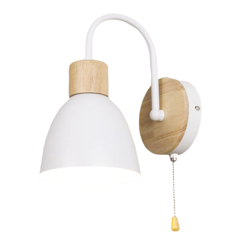 1 Light Metal Wall Mounted Wall Lights Modern Clad Cone Wall Sconces Lighting Fixtures for Foyer and Hall