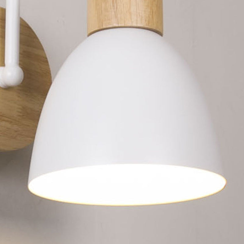 1 Light Metal Wall Mounted Wall Lights Modern Clad Cone Wall Sconces Lighting Fixtures for Foyer and Hall