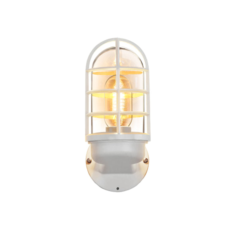 1 Light Metal Wall Mounted Wall Lights Modern Lantern Wall Sconces Lighting Fixtures for Bedroom