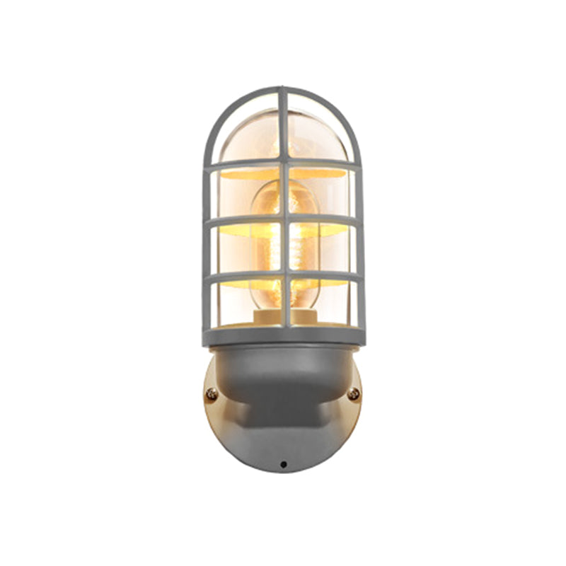 1 Light Metal Wall Mounted Wall Lights Modern Lantern Wall Sconces Lighting Fixtures for Bedroom