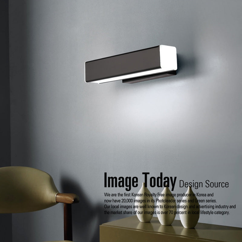 Rectangular Metal Wall Lighting Fixtures Modern Wall Mounted Light Fixture for Bedroom