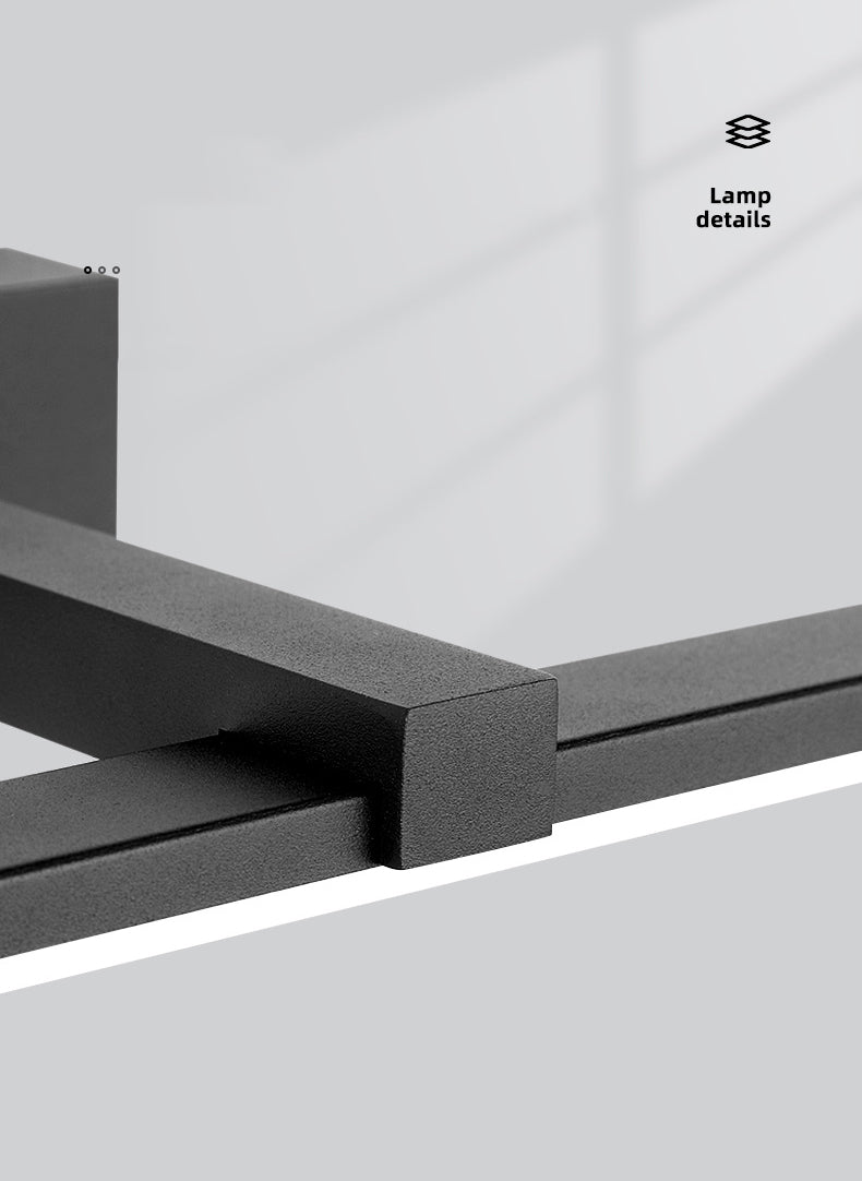 Lineare Waschtischwandleuchte Vintage moderne Einfachheit Plastikwand Wandleuchten für Badezimmer