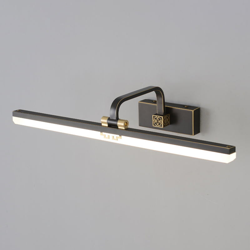 Style minimaliste moderne Séponction murale rationalisée Copper Copper Flush Mount Murce pour la salle de bain