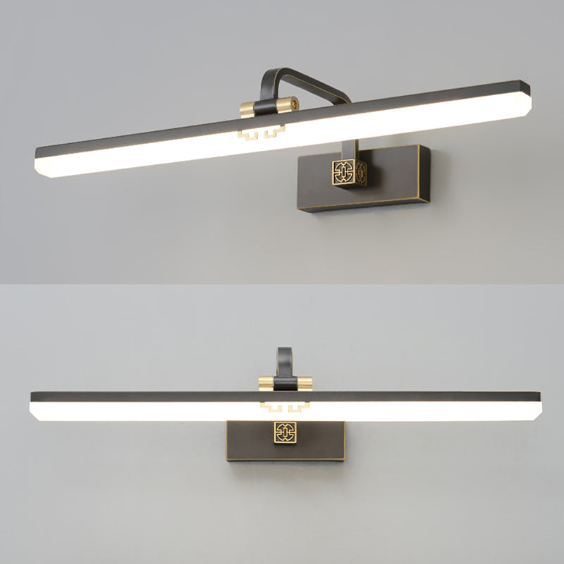 Style minimaliste moderne Séponction murale rationalisée Copper Copper Flush Mount Murce pour la salle de bain