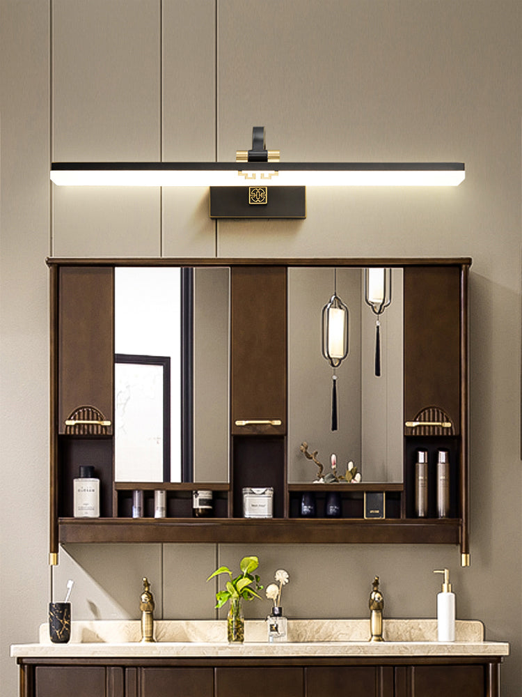 Style minimaliste moderne Séponction murale rationalisée Copper Copper Flush Mount Murce pour la salle de bain