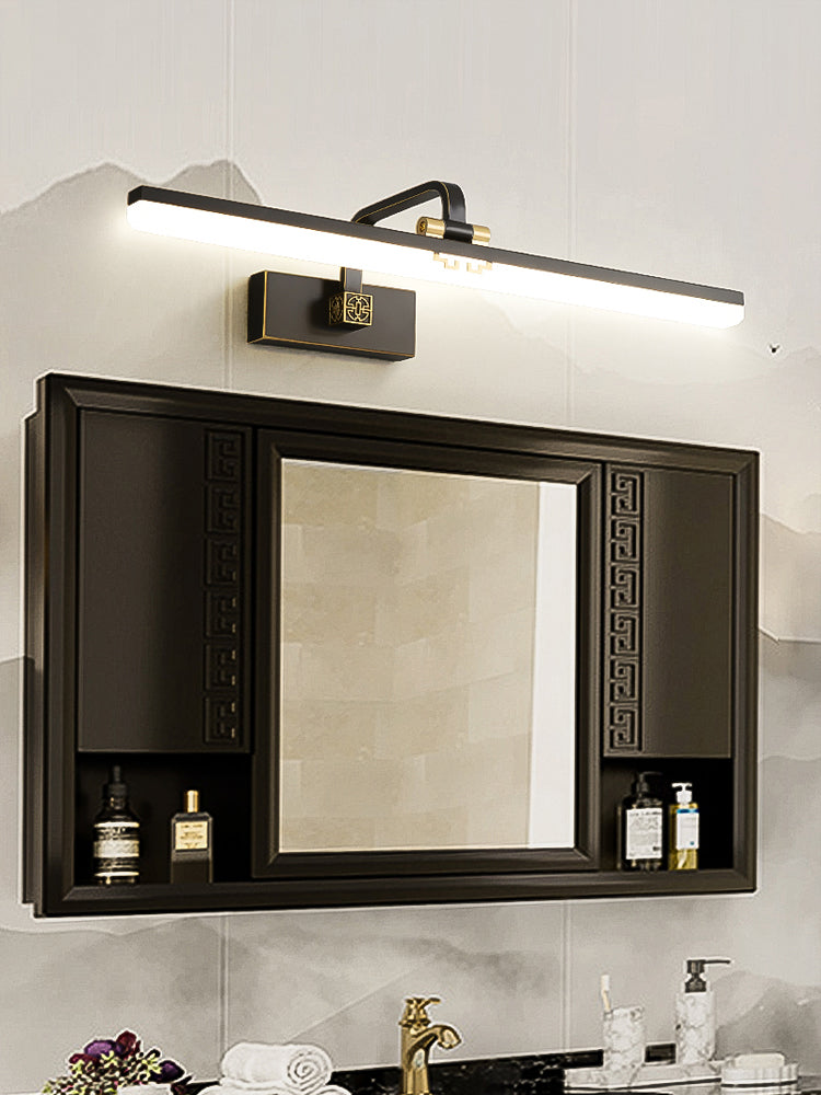 Style minimaliste moderne Séponction murale rationalisée Copper Copper Flush Mount Murce pour la salle de bain